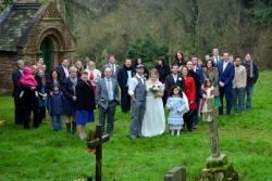 Mr & Mrs Burgin, December 2014 at Rigsby St James